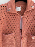 Embroidered cardigan - roseo