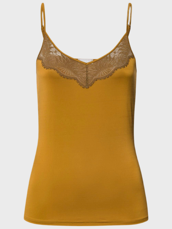 Gale SPAGHETTI TOP - golden cumin