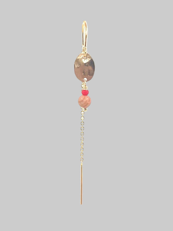 Ry earring - red malachite