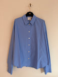 Poplin boxy shirt - azure