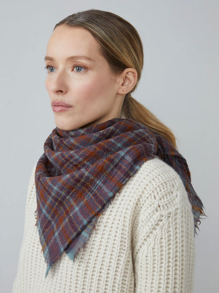 EDIMBOURG SCARF N°800 - SLATE GREY