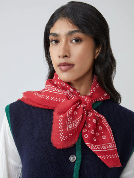 OLAF SCARF N°676 - CARMIN