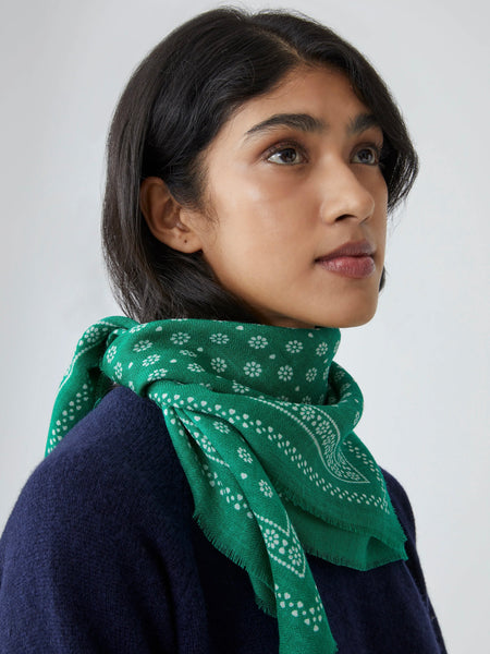 OLAF SCARF N°676 - OXFORD GREEN