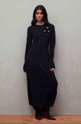Knitted dress - black