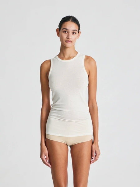 ALBERTE WOOL TOP - OFF WHITE