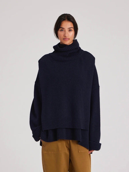 Michelle Neck Piece - MIDNIGHT BLUE
