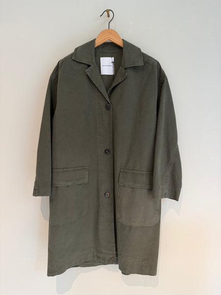 Cotton light coat - green