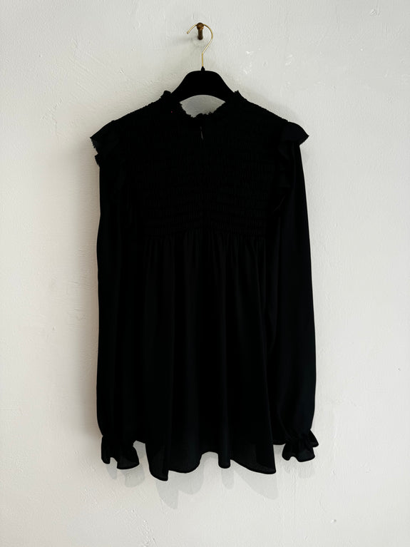 Silk marocaine shirt - nero