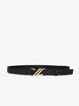 Monogram Belt in Calf - black