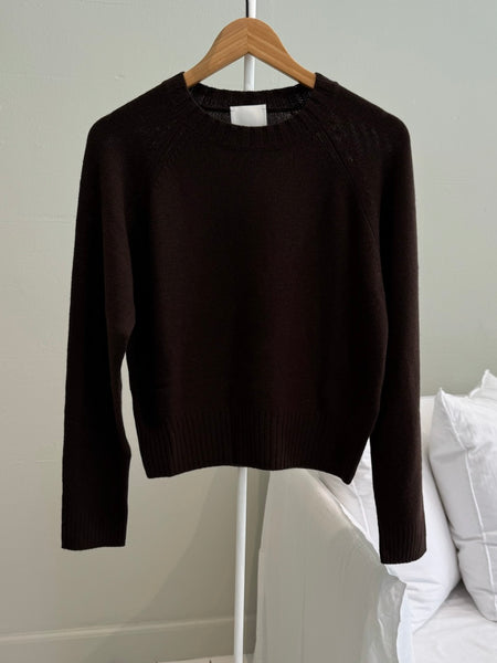 Sweater long sleeves - color 49 dark brown