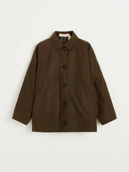 Moa jacket oilskin - bark