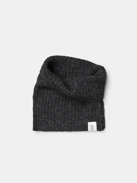 Nellie neck warmer - pure dark grey