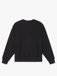 Organic Fitted Crewneck - black