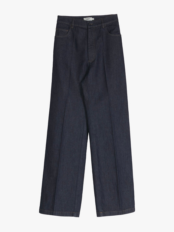 TROUSERS BARONE GECO - NAVY