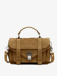 PS1 Tiny Bag in Nubuck Calf - tobacco