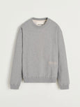 Stitched circular sweatshirt - grey melange