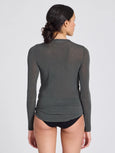 THYRA WOOL TOP - BELUGA