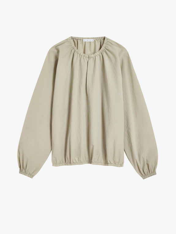 Wendy Top in Tech Poplin - sage