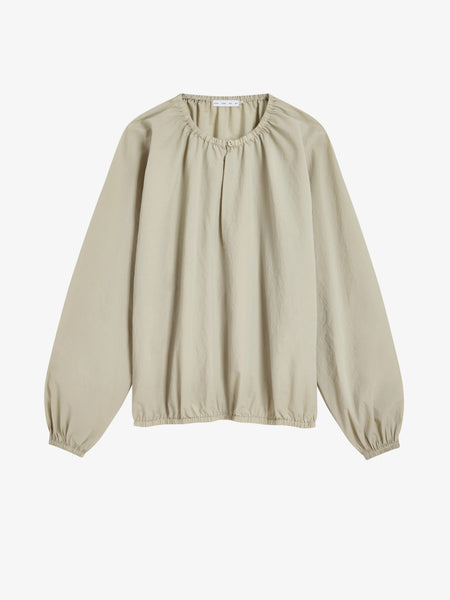 Wendy Top in Tech Poplin - sage