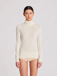 Anna Wool Turtleneck - off white