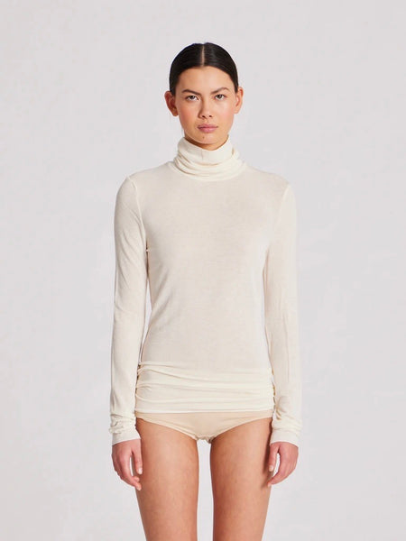 Anna Wool Turtleneck - off white