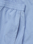 Casual shorts check - mix blue