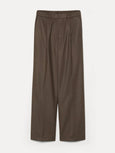 Soft-fit flannel trousers - sigar