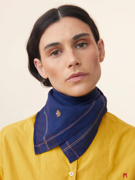 SCARF - NO. 656 NAVY BLUE