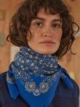 SCARF - N°675 BLUE WORKER