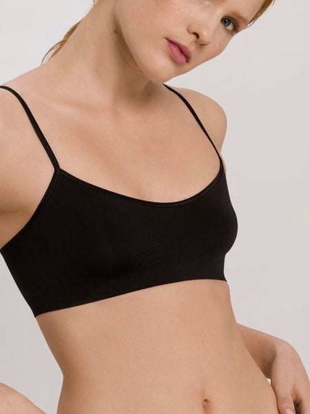 Touch Feeling CROP TOP - black