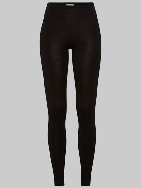 WOOLEN SILK Leggings - black