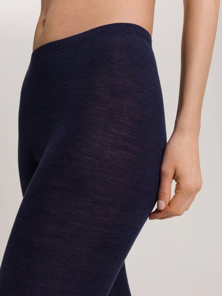 WOOLEN SILK Leggings - night blue