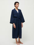 Kimono linen - navy