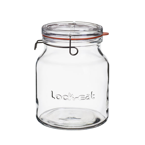 Lock-eat chubby glass jar - 2 L