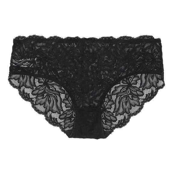 MAGNOLIA LACE HIPSTER - black