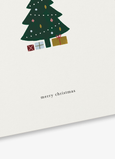 Greeting card Christmas tree (merry christmas)