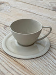 Limoges Onda Coffee Cup with dish - sable