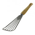 Utensils made of old time finishing stainless steel and wooden handles - many different