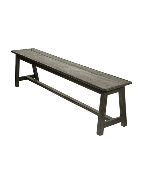 Udstillingsmodel Black bench with patina