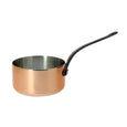 Copper Sauce pan with cast iron handle - from Ø12 to Ø20